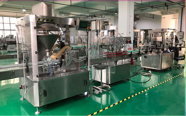 星火全自動粉末罐裝機(jī)設(shè)備展示